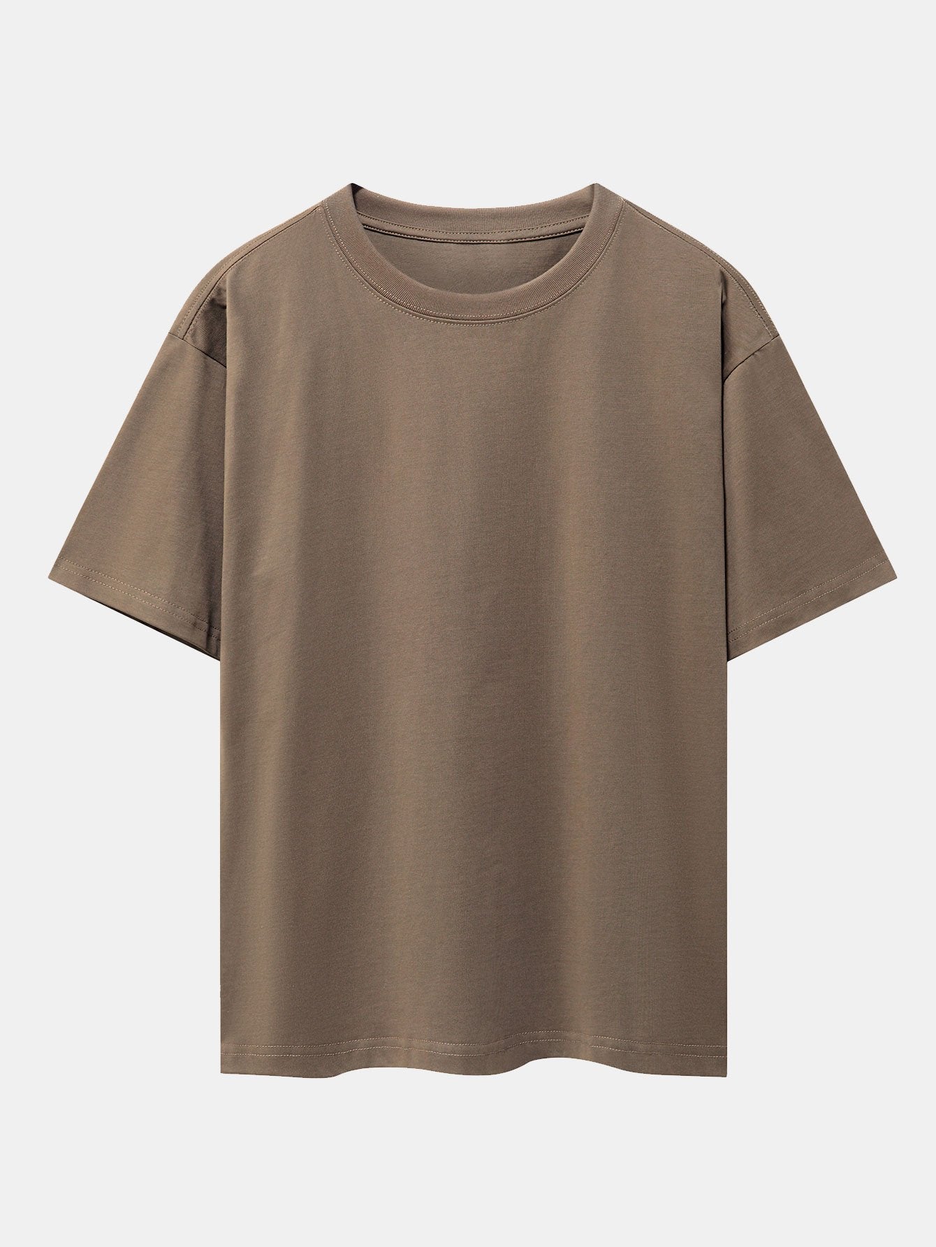 Oversized basis T-shirt van zware kwaliteit