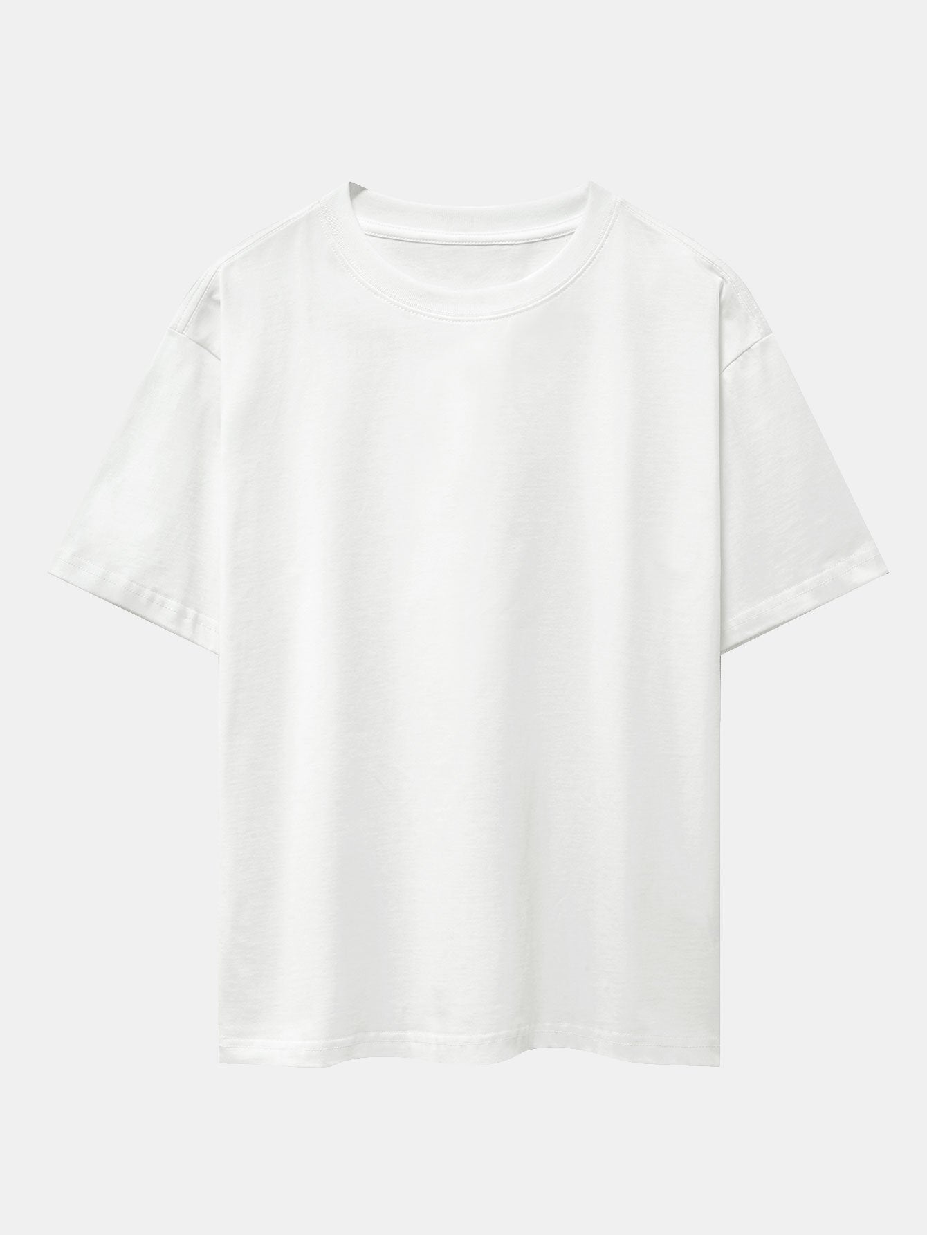 Oversized basis T-shirt van zware kwaliteit