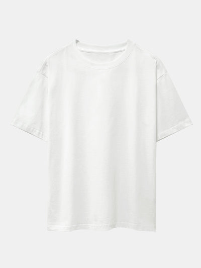 Oversized basis T-shirt van zware kwaliteit