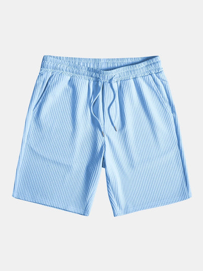 Overhemd en korte broek met nerveuze knoop
