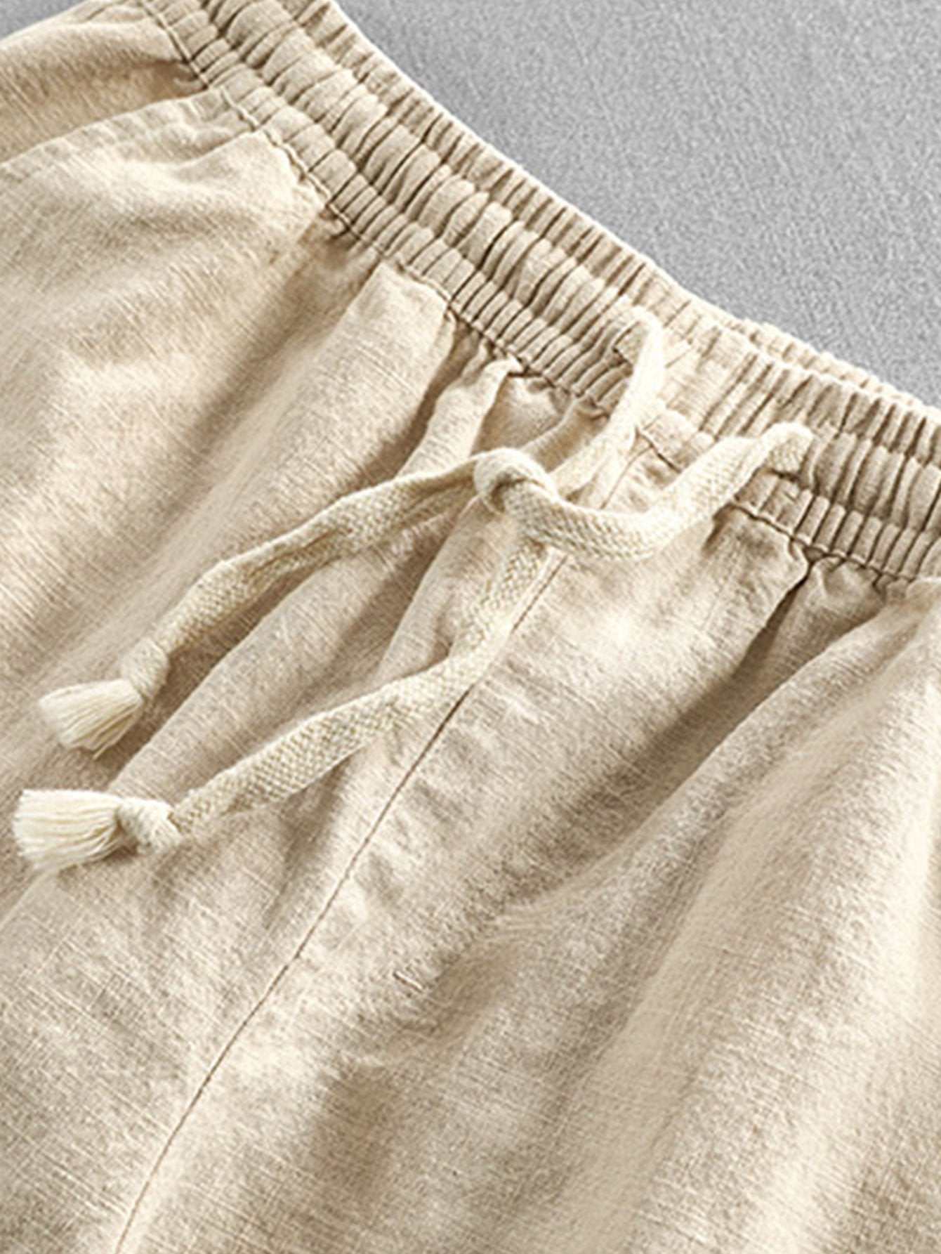 Katoenen cropped broek