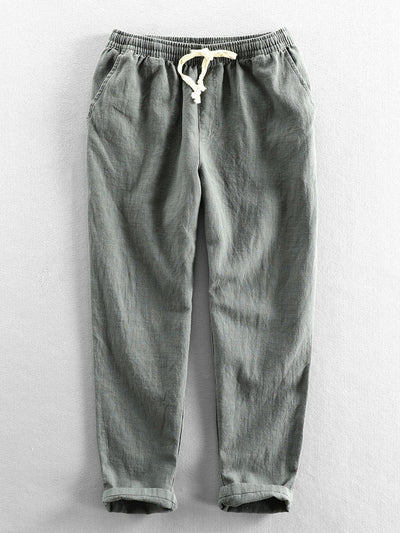 Katoenen cropped broek