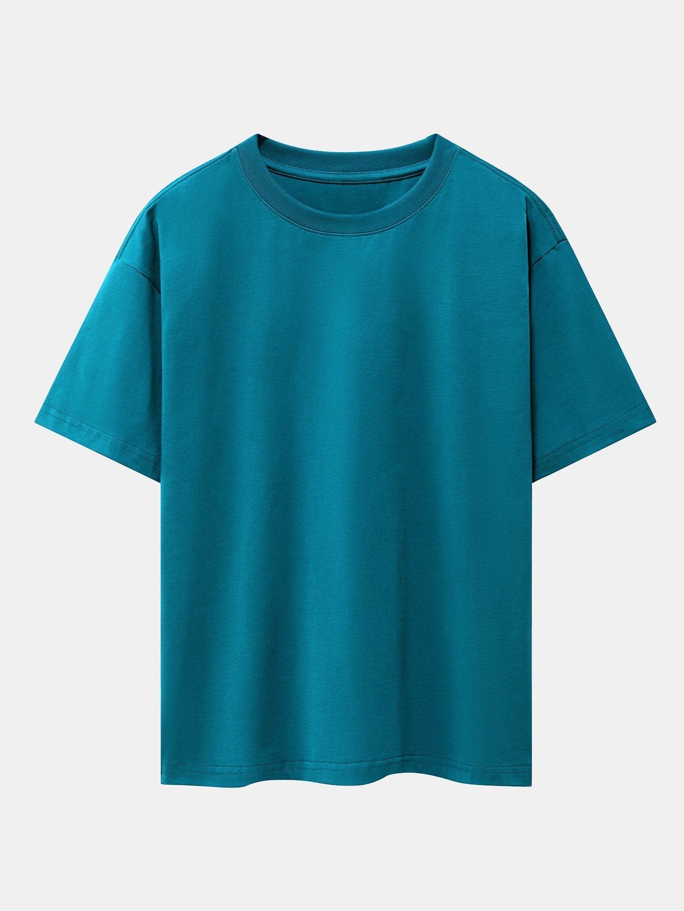 Oversized basis T-shirt van zware kwaliteit