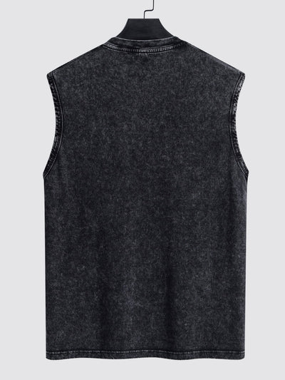 Versleten en vervaagde tanktop
