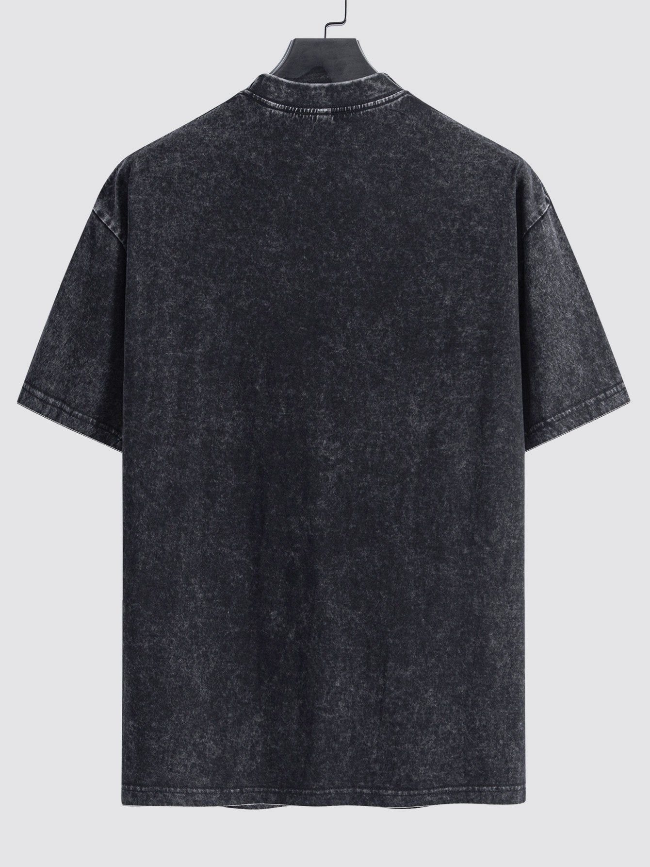 Oversized basis T-shirt in gewassen distress