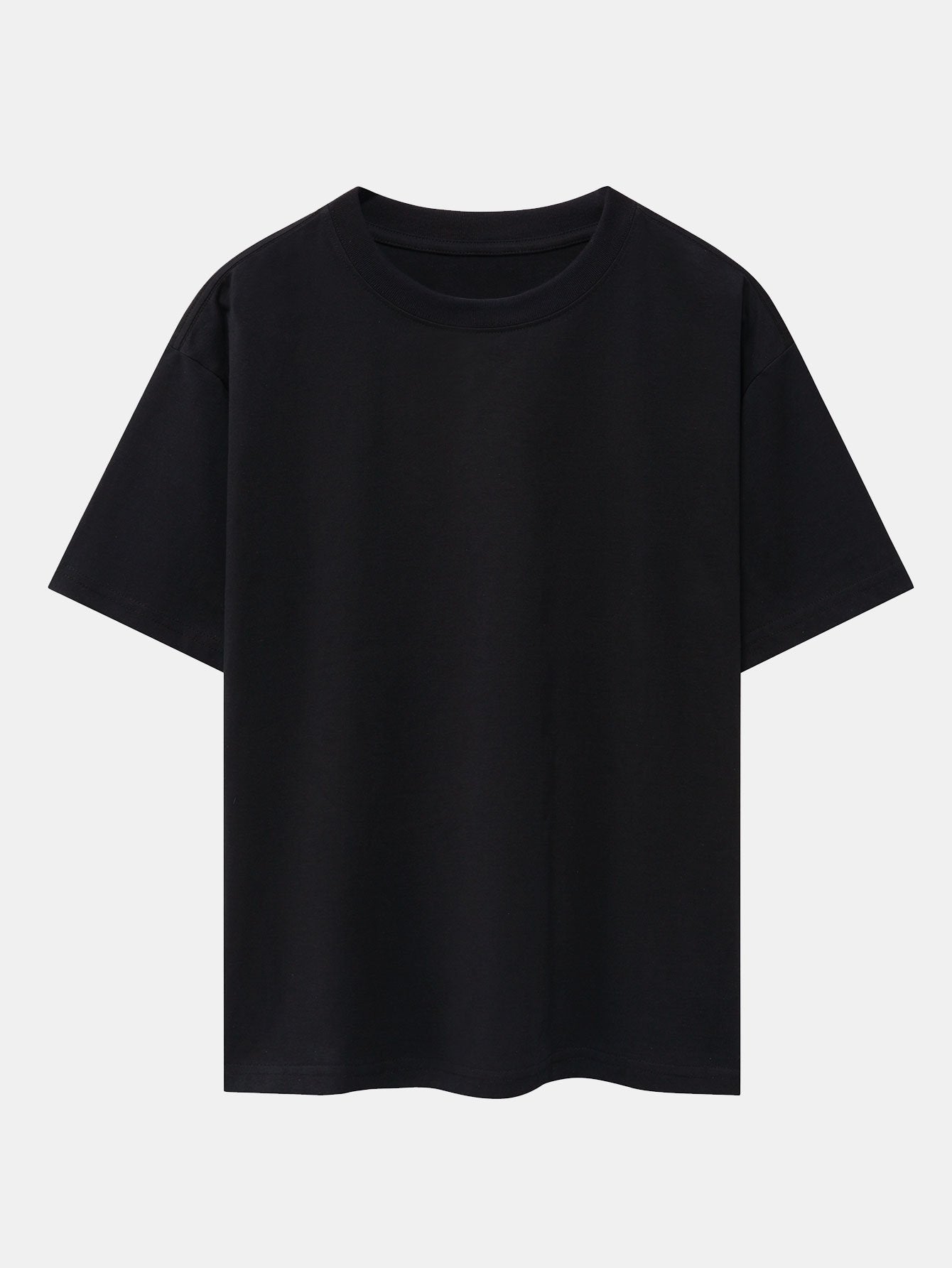 Oversized basis T-shirt van zware kwaliteit