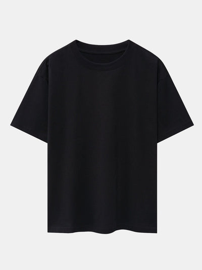 Oversized basis T-shirt van zware kwaliteit
