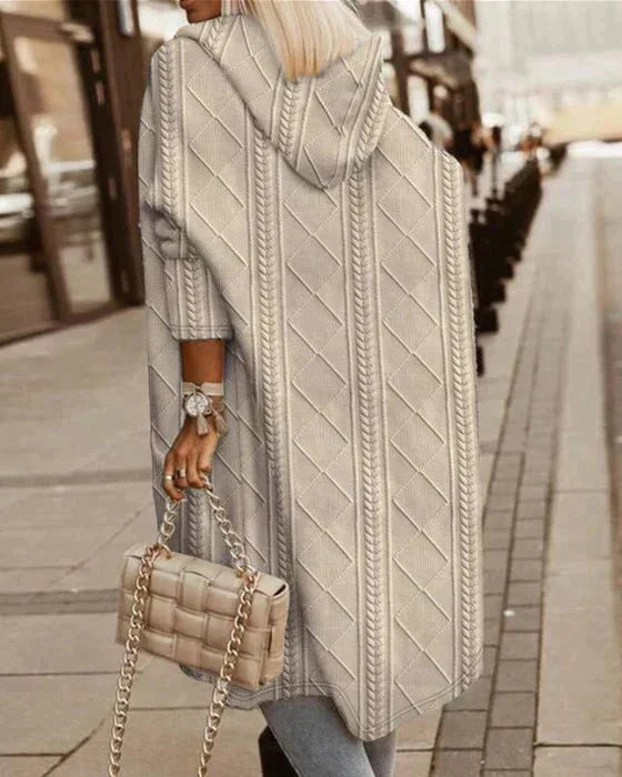 Helene® | Verlengde Lengte Hoodie Cardigan