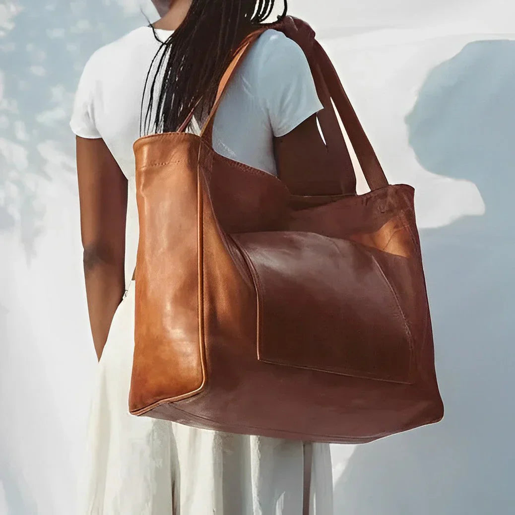 Héloise™ - Retro Stijl Leren Tas
