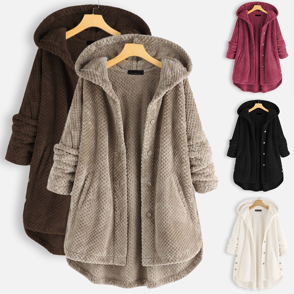 Florentina® | Winter Hoodie Dubbel Fleece Mantel