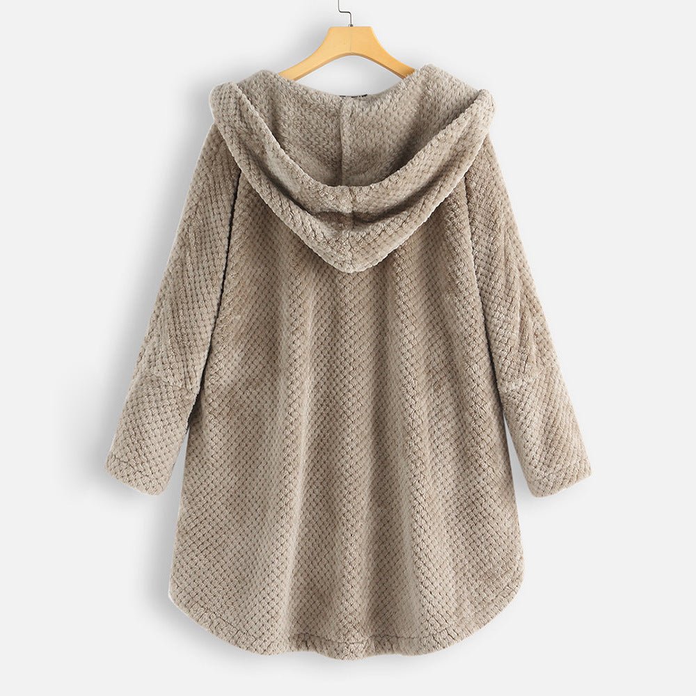 Florentina® | Winter Hoodie Dubbel Fleece Mantel