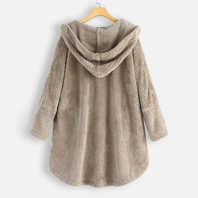 Florentina® | Winter Hoodie Dubbel Fleece Mantel