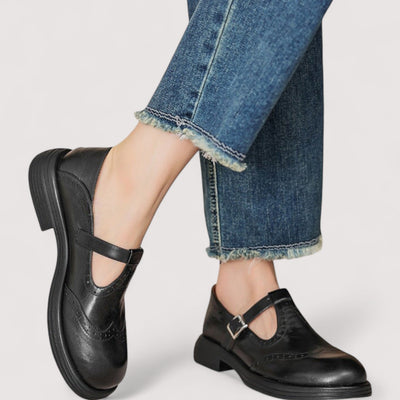 Lisa® | Vegan Leren Orthopedische Mary Jane Schoenen