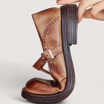 Lisa® | Vegan Leren Orthopedische Mary Jane Schoenen