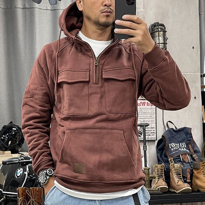 Nolan™ | Stijlvolle herfst hoodie met rits