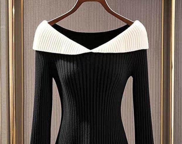 Verena® | Pullover in Zwart en Wit