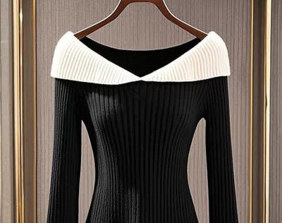 Verena® | Pullover in Zwart en Wit
