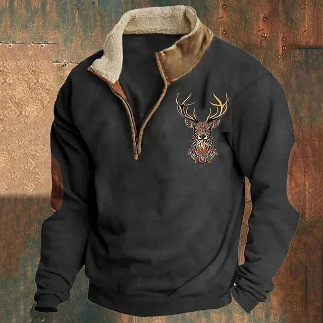 Jonas® | Pullover met hertdetail