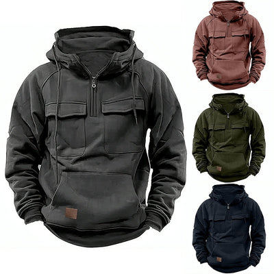Nolan™ | Stijlvolle herfst hoodie met rits
